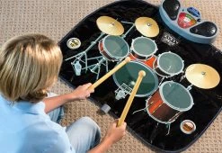 Hot Sale 👏 Rock 'N' Roll Electronic Drum Mat by Sharper Image 😀