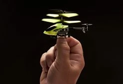 Coupon 🧨 Glow-in-the-Dark Nano RC Helicopter by Sharper Image 🎁