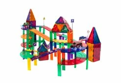 Best Sale 😀 128-Piece Car and Track Set by Laltitude, LLC 😍