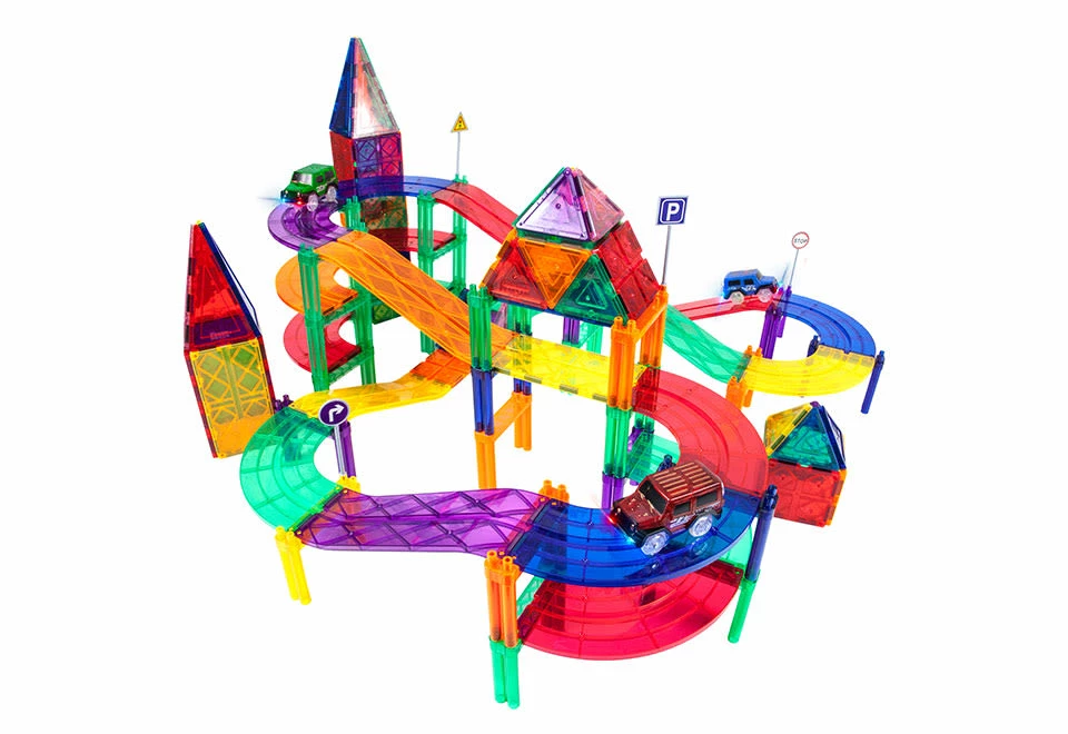 Best Sale π 128-Piece Car and Track Set by Laltitude, LLC π - Image 3