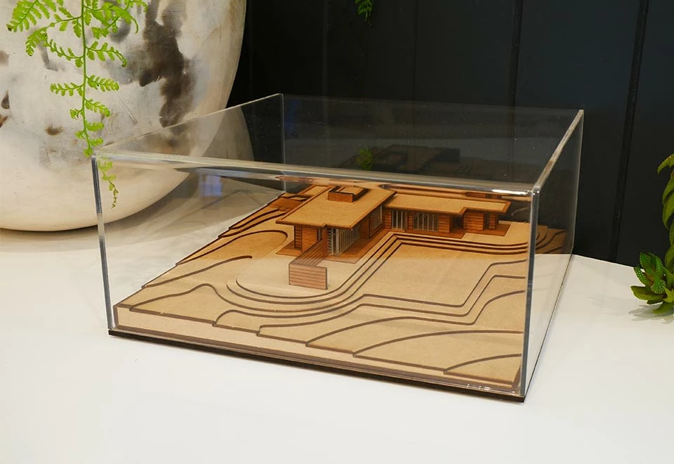 New ๐คฉ Jacobs Usonian House Model Kit by Model Landmarks LLC โค๏ธ - Image 4