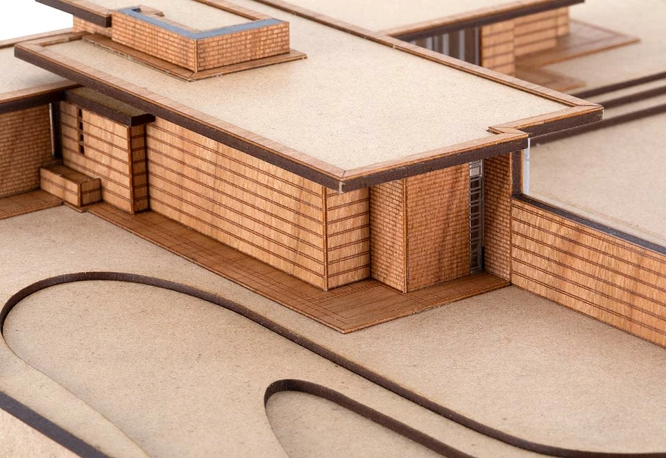 New ๐คฉ Jacobs Usonian House Model Kit by Model Landmarks LLC โค๏ธ - Image 6