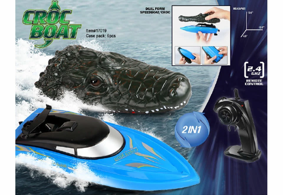 Wholesale π 2-in-1 RC Croc Boat by Jupiter Creations Inc β - Image 3